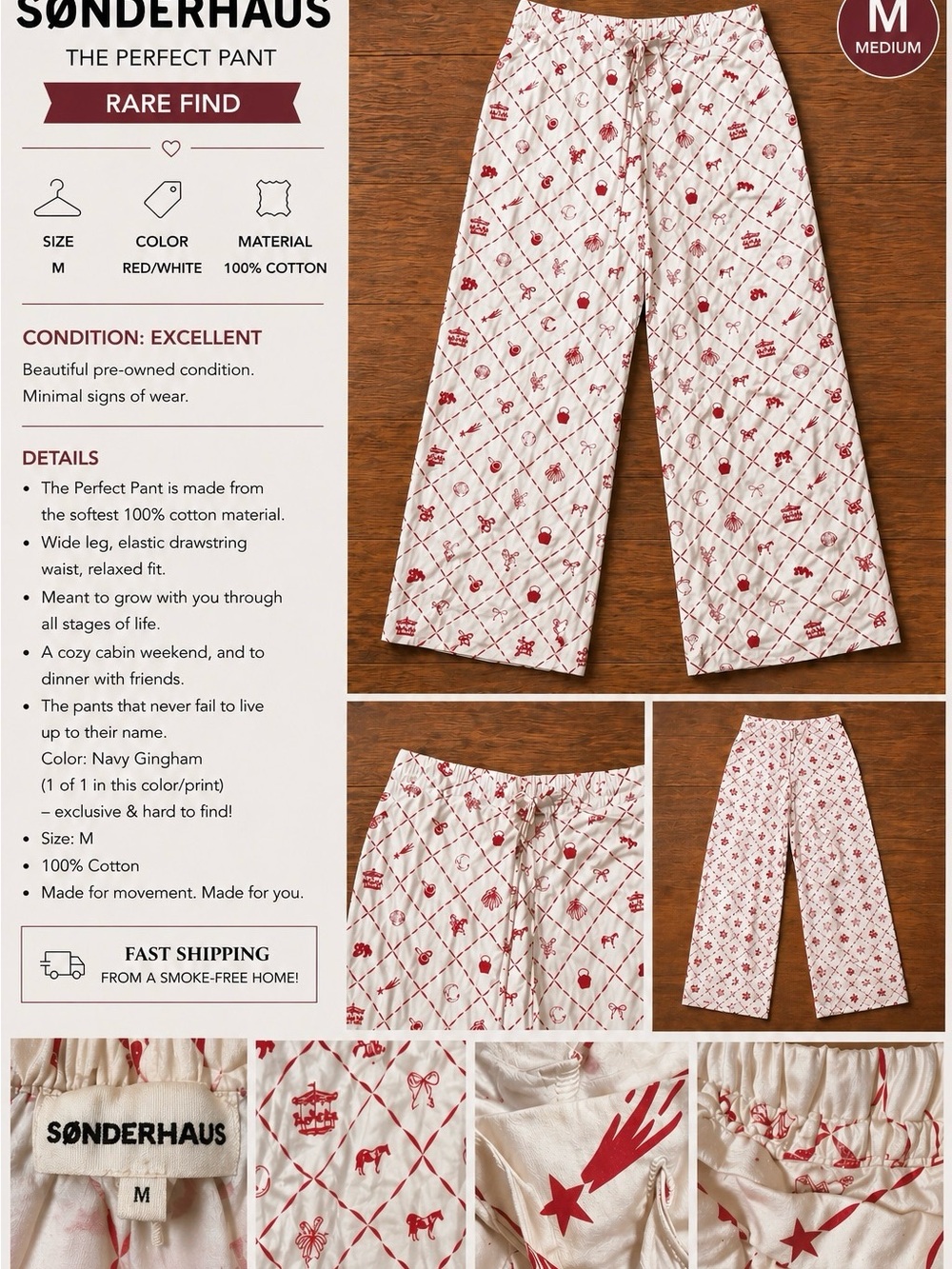 Sønderhaus Perfect Pants in a whimsical print